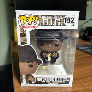 Funko Pop Rocks Notorious B.I.G. Figure with Black Hat #152